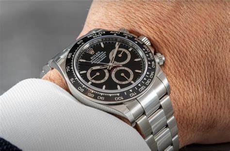 rolex daytona black dial 2023